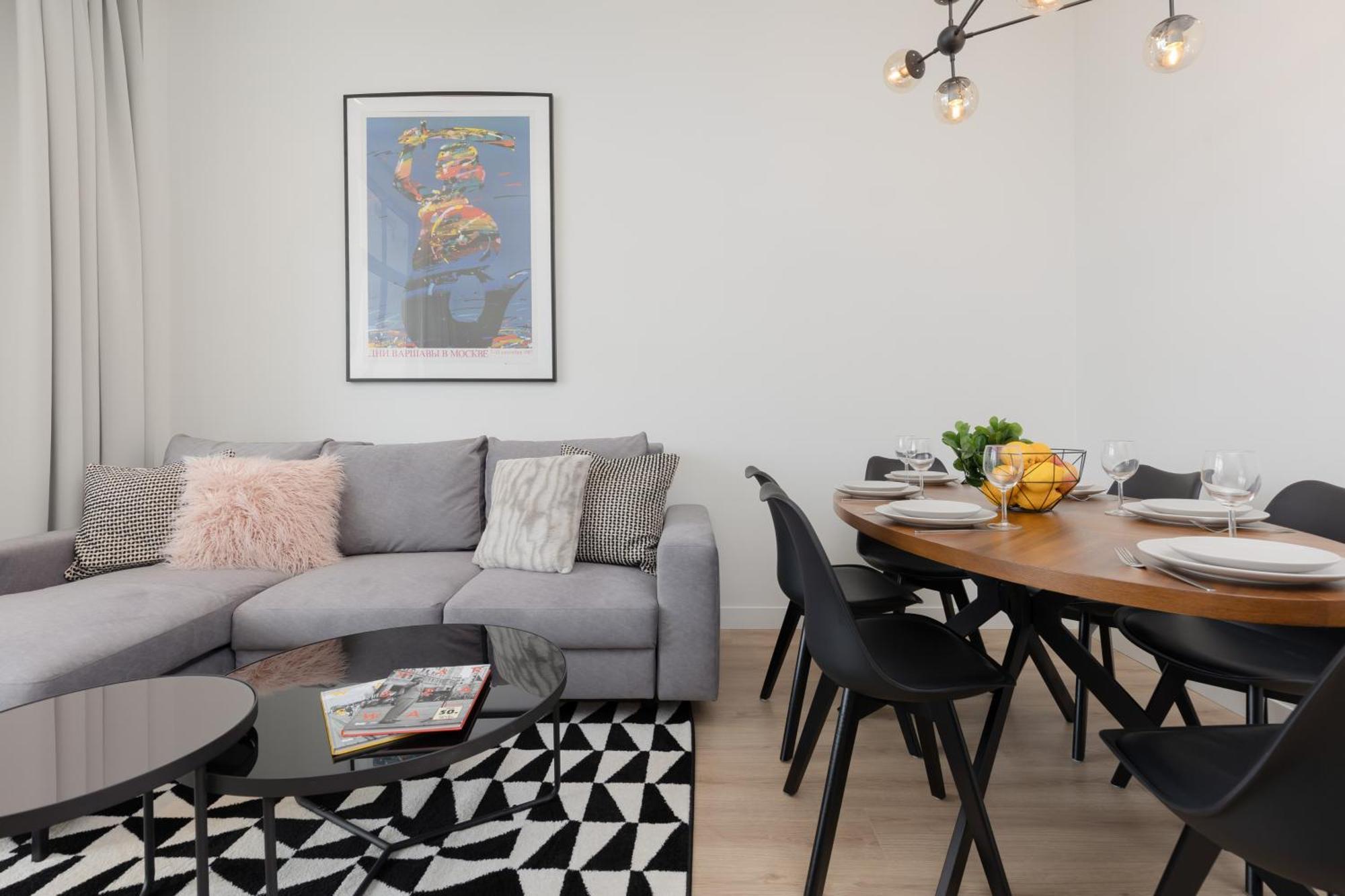 City Panorama Spacious Apartment By Renters Prestige Варшава Экстерьер фото