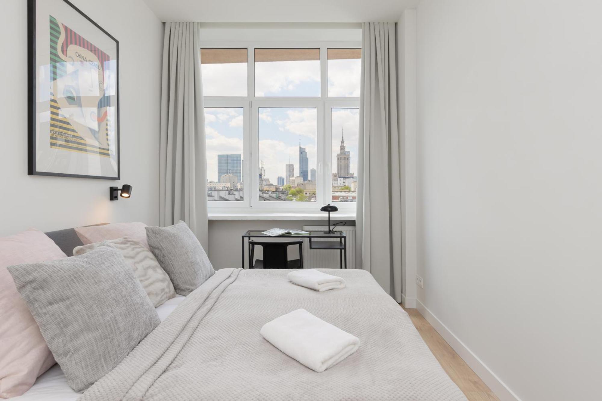 City Panorama Spacious Apartment By Renters Prestige Варшава Экстерьер фото